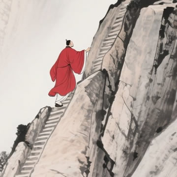 国画家岳智仁字画之家