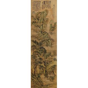 张熊辛未（1871）年作云开远岫立轴纸本