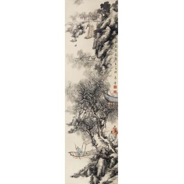 饶宗颐山水立轴纸本