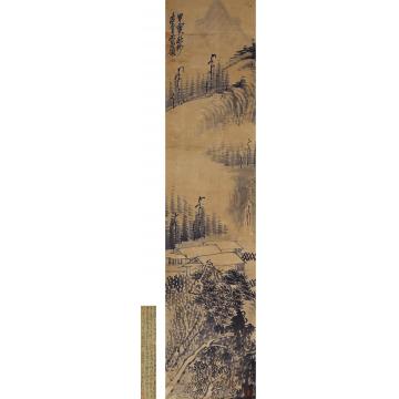 吴昌硕山水立轴纸本