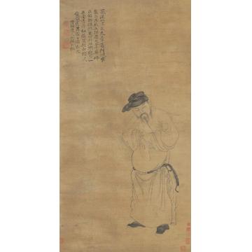 石涛米芾图镜片纸本