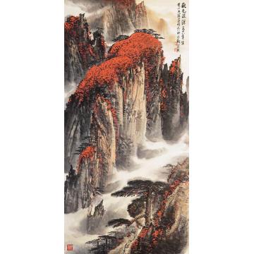 魏紫熙秋色浪漫立轴纸本
