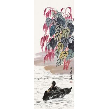 齐白石河鸭片