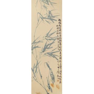 王学仲翠竹立轴纸本