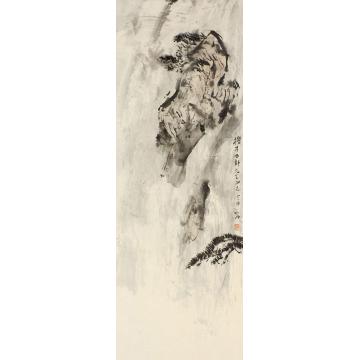 王学仲山水立轴纸本
