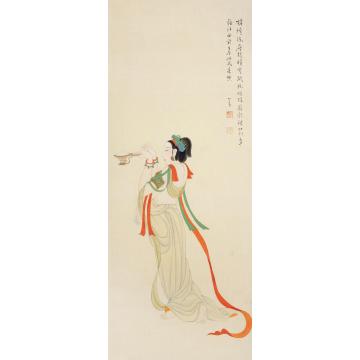 溥儒人物立轴绢本