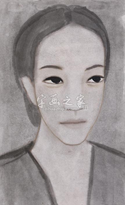 何玮明2015年作肖像1水墨纸本字画之家
