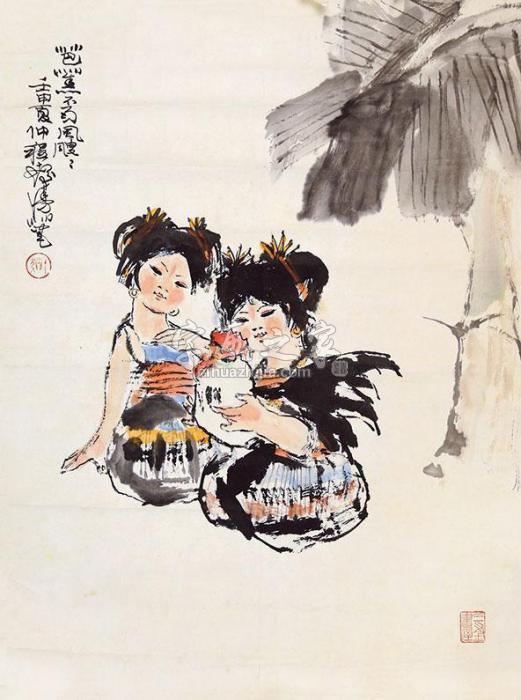 程十发人物字画之家 程十发人物字画之家