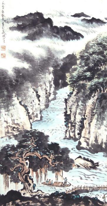 关山月夏日江南字画之家 关山月夏日江南字画之家