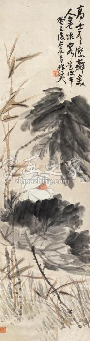 蒲华清代花卉长卷字画之家