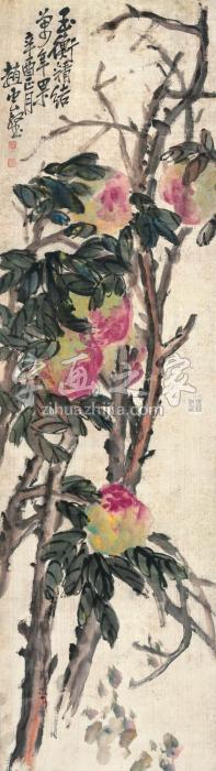 赵云壑春华秋实立轴设色绢本字画之家