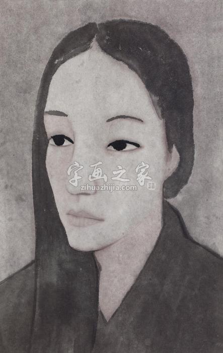 何玮明2015年作肖像2水墨纸本字画之家