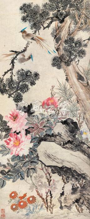 陆恢花鸟字画之家