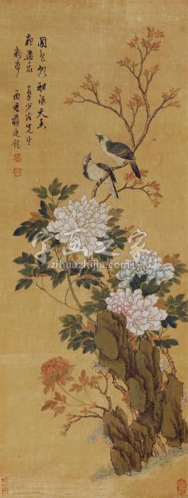 蒋廷锡花鸟字画之家