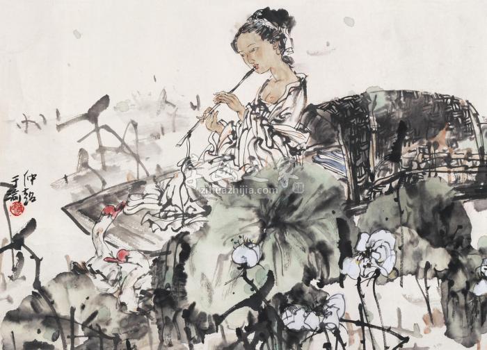 傅仲超人物字画之家