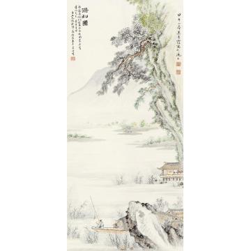 吴青霞得利图立轴设色纸本