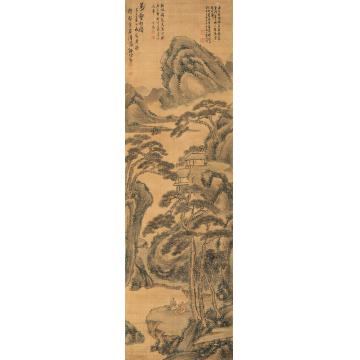 萧俊贤癸亥（1923年）作万壑松涛立轴纸本