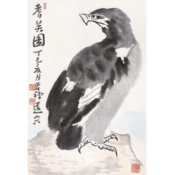 李苦禅耆英图镜心纸本设色