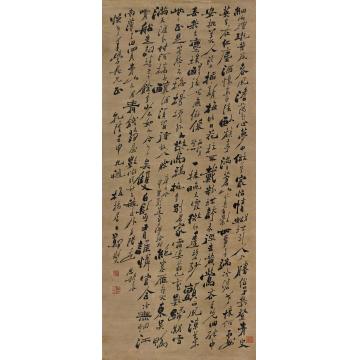 郑板桥1752年作行书自作词三首立轴水墨纸本