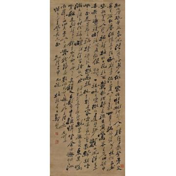 郑板桥1752年作行书自作词三首立轴水墨纸本