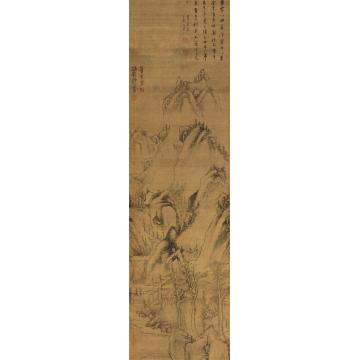 董其昌1609年作空山隐居图立轴绢本