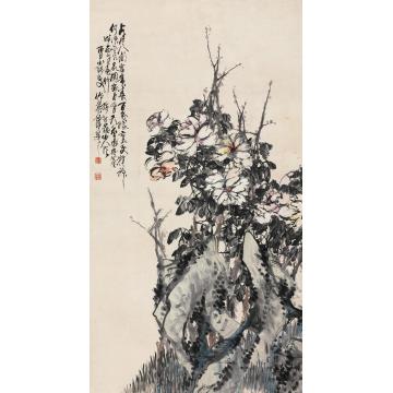 蒲华1906年作占尽人间富贵春镜心设色纸本