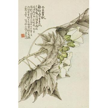 黄士陵1899年作花果册册页（十二开选一）