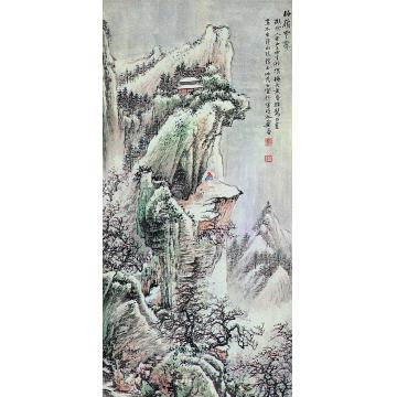 郑午昌《梅岭云霁》立轴字画之家