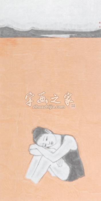 黄丹岸镜心设色纸本字画之家