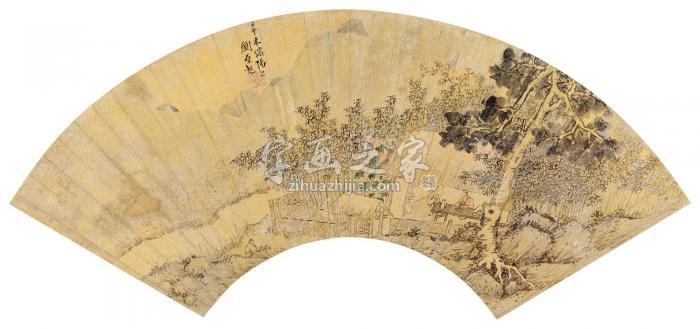 刘原起1631年作山溪草堂镜心纸本字画之家