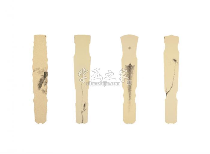 郭关琴条绘画（一组四幅）字画之家