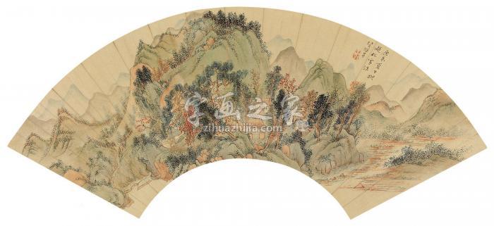 翟继昌1820年作山居图镜心纸本字画之家