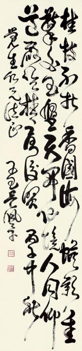 吴佩孚书法立轴纸本字画之家