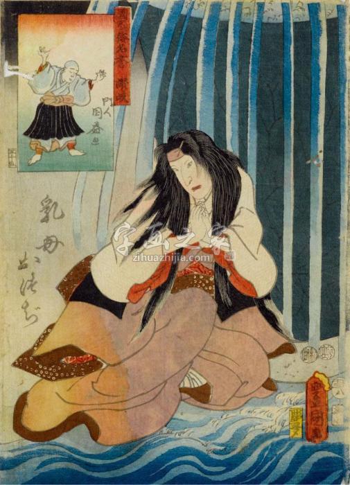 --Chûban，1852-1853.UTAGAWAKUNISADAI（TOYOKUNII字画之家