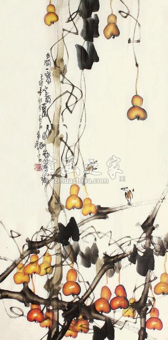 徐华峰葫芦镜片纸本字画之家