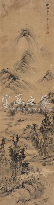 潘锦松壑幽居镜心纸本字画之家