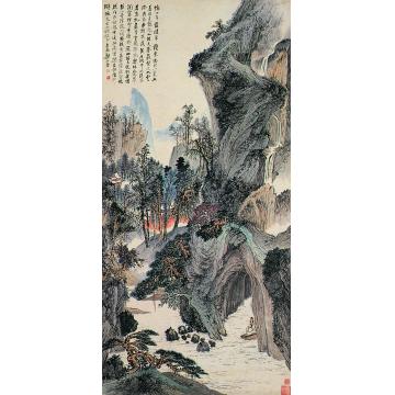 郑午昌《龙虎山图》立轴字画之家