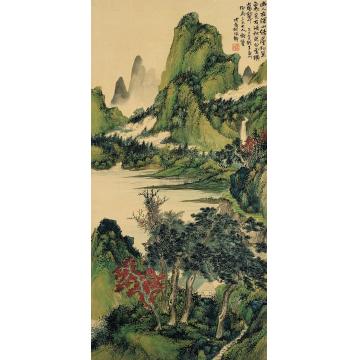 胡佩衡秋山闲居立轴字画之家