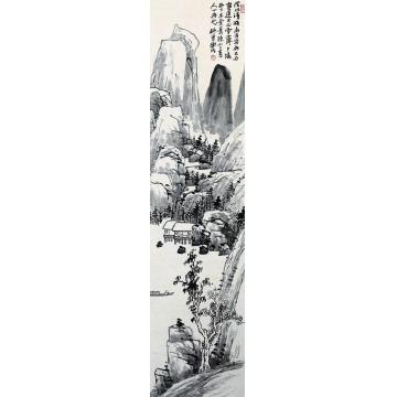 陈师曾山水立轴字画之家