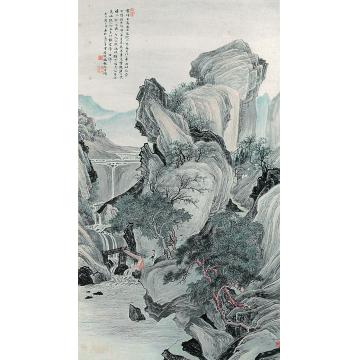 冯超然山水立轴字画之家