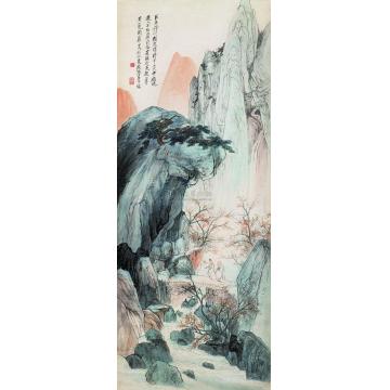 张善子黄山虎头岩立轴字画之家