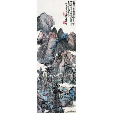 陈师曾绿阴霁色图立轴