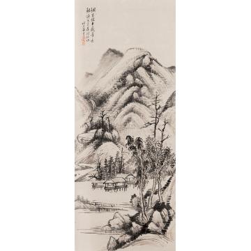 吴湖帆山水立轴