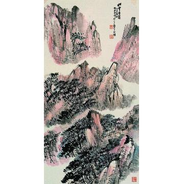 陆维钊松云杳霭轴字画之家