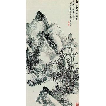 吴华源溪山初曙轴字画之家