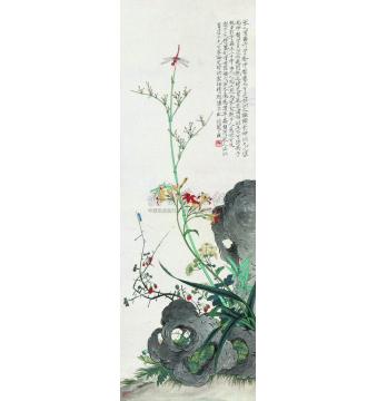 于非厂花卉草虫镜心字画之家