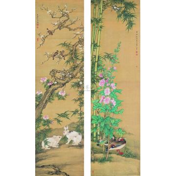 沈铨花鸟镜心字画之家