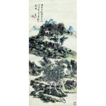 黄宾虹山水立轴