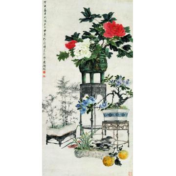 孔小瑜花卉立轴字画之家