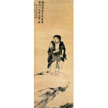 罗聘铁拐李立轴